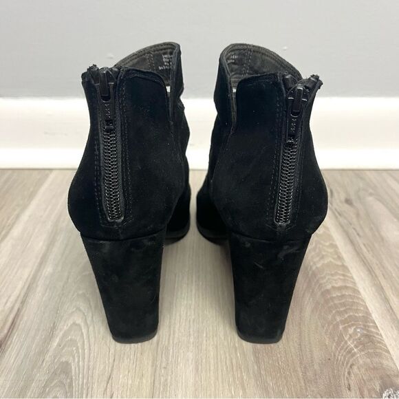 Seychelles Herls Women’s 7 for Anthropologie Lagoon Black Suede Leather Cage - Picture 3 of 7